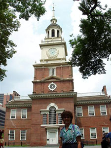 Joy at Independence Hall